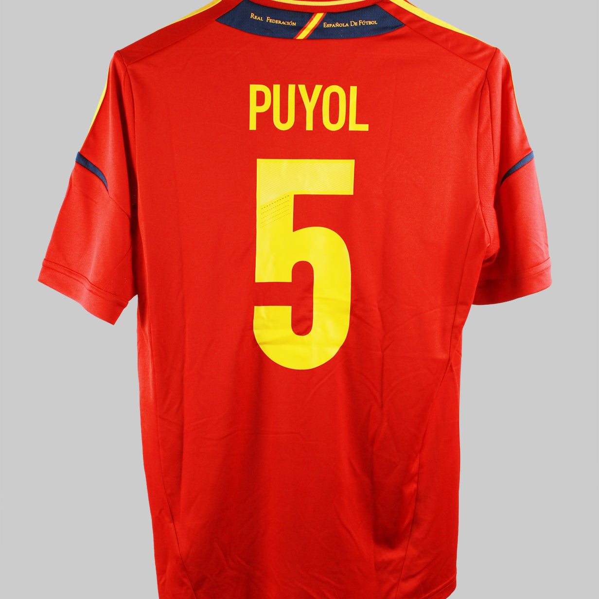 Spain 2012-13 Puyol Home Kit  (M)
