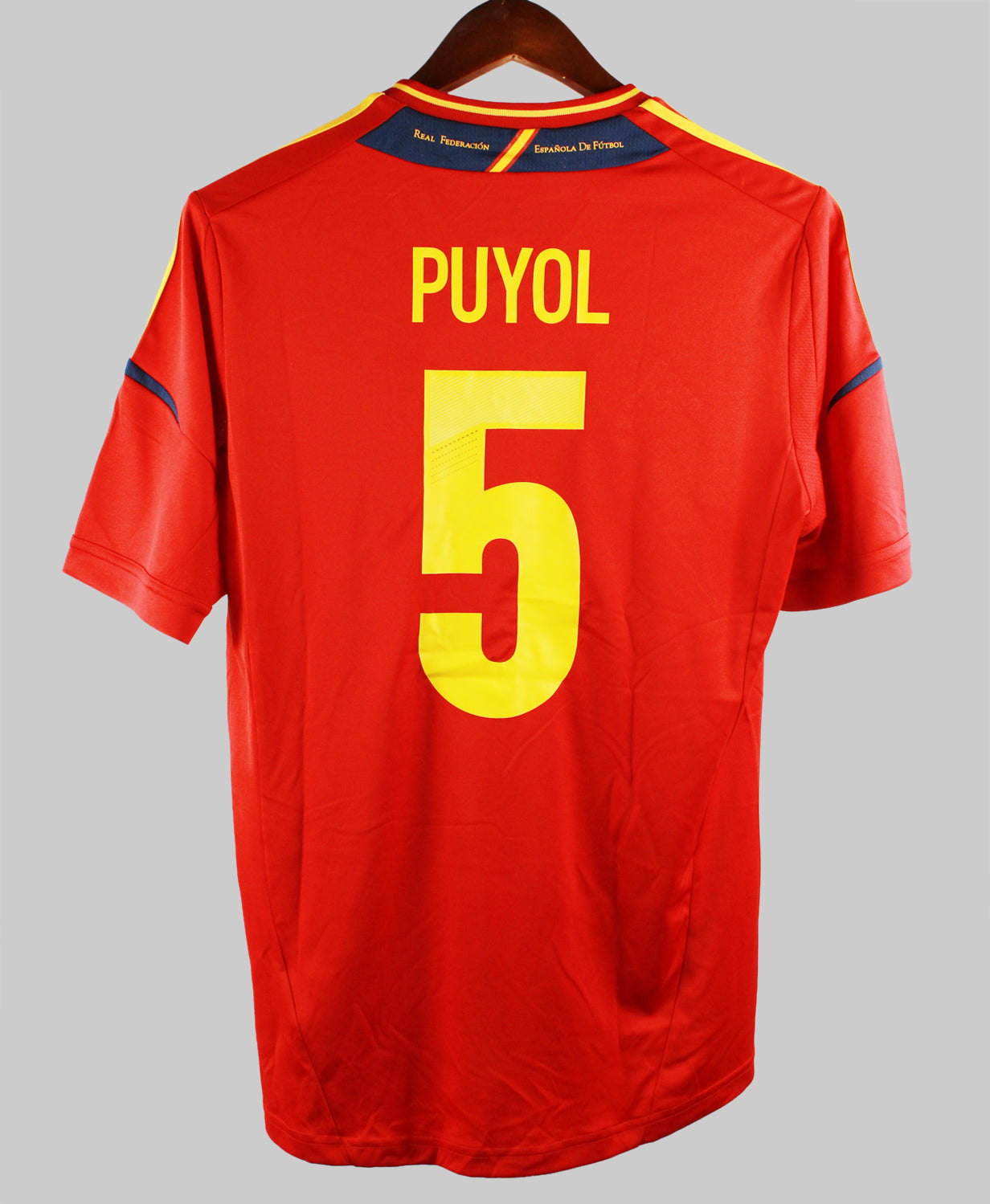 Spain 2012-13 Puyol Home Kit  (M)
