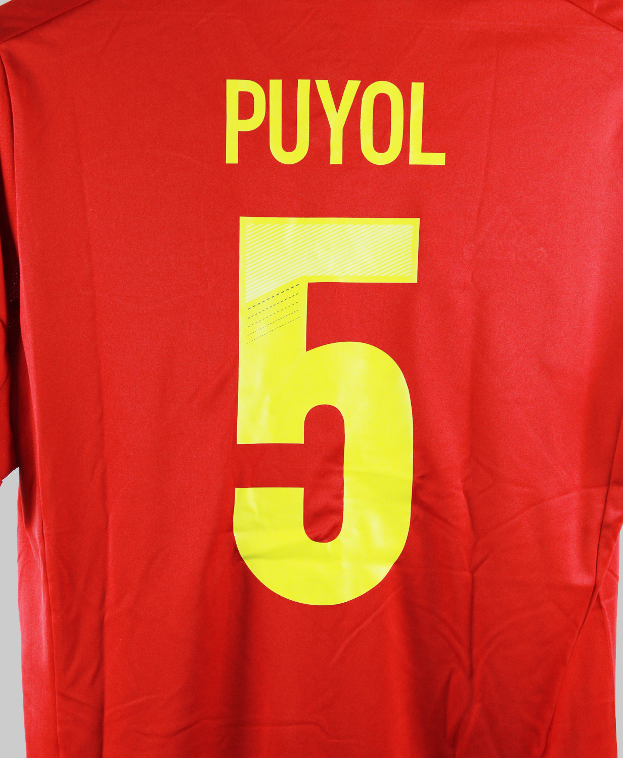 Spain 2012-13 Puyol Home Kit  (M)