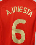 Spain 2008 A. Iniesta Home Kit (YL)