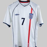 England 2001-02 Beckham Home Kit (S)