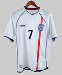 England 2001-02 Beckham Home Kit (S)
