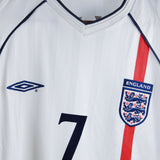 England 2001-02 Beckham Home Kit (S)