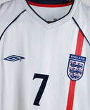 England 2001-02 Beckham Home Kit (S)