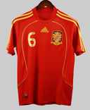 Spain 2008 A. Iniesta Home Kit (YL)