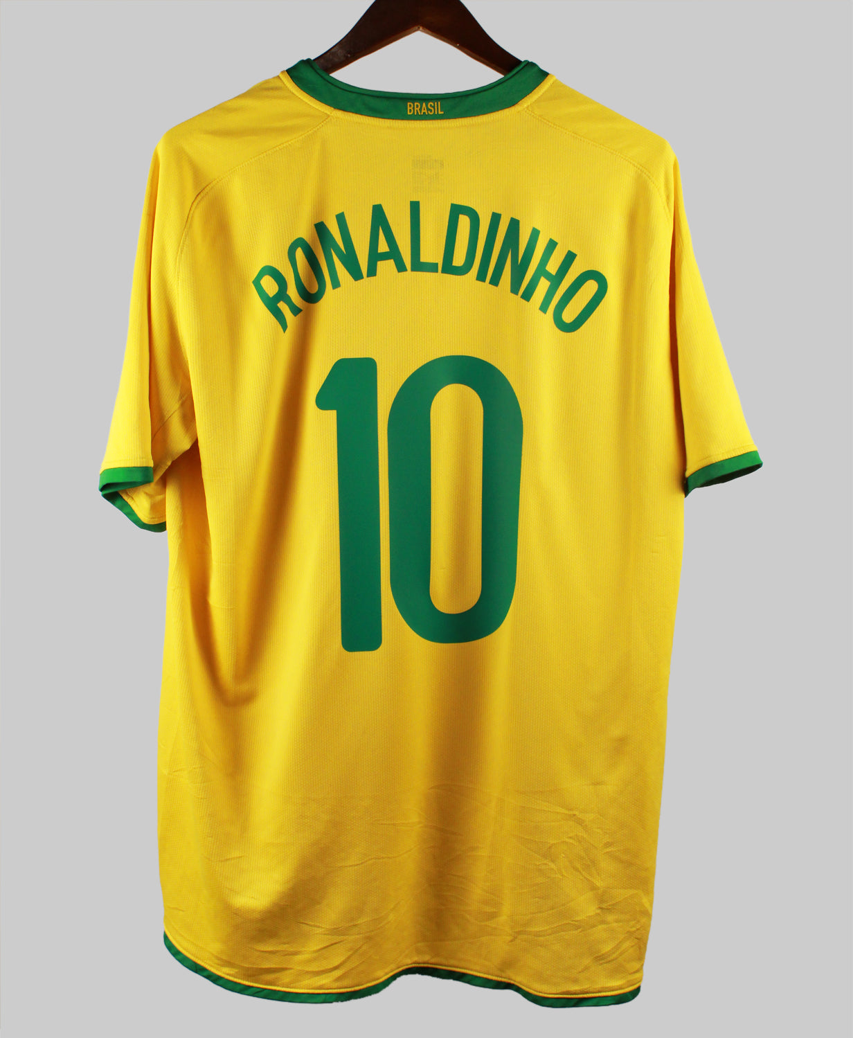 Brazil 2008-09 Ronaldinho Home Kit (XL)