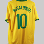 Brazil 2008-09 Ronaldinho Home Kit (XL)