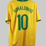 Brazil 2008-09 Ronaldinho Home Kit (XL)