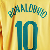 Brazil 2008-09 Ronaldinho Home Kit (XL)