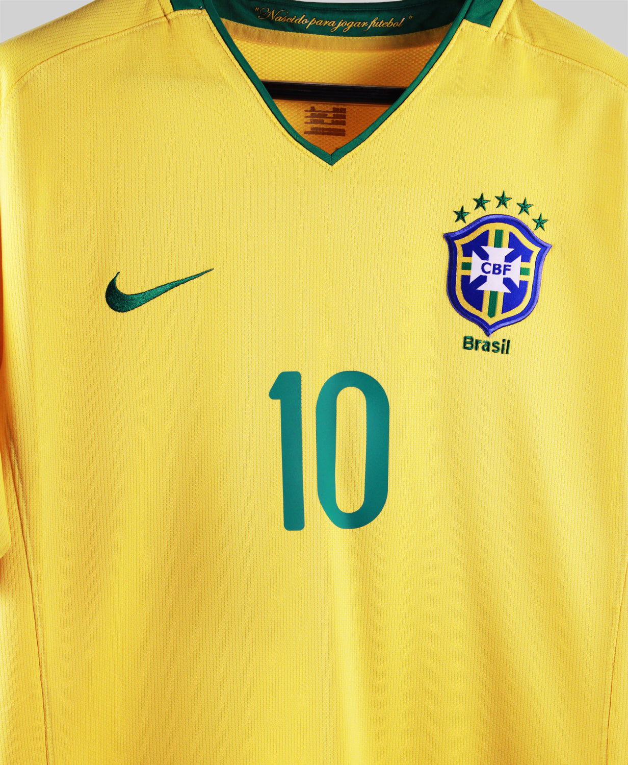 Brazil 2008-09 Ronaldinho Home Kit (XL)