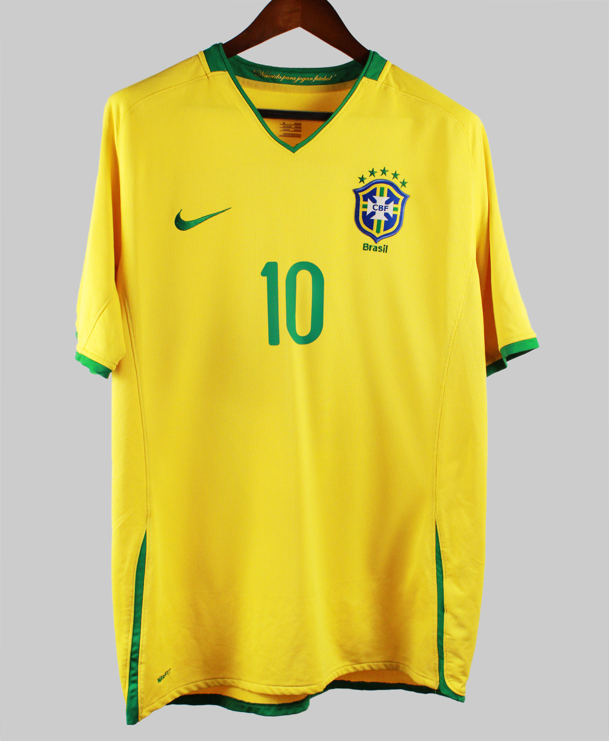 Brazil 2008-09 Ronaldinho Home Kit (XL)