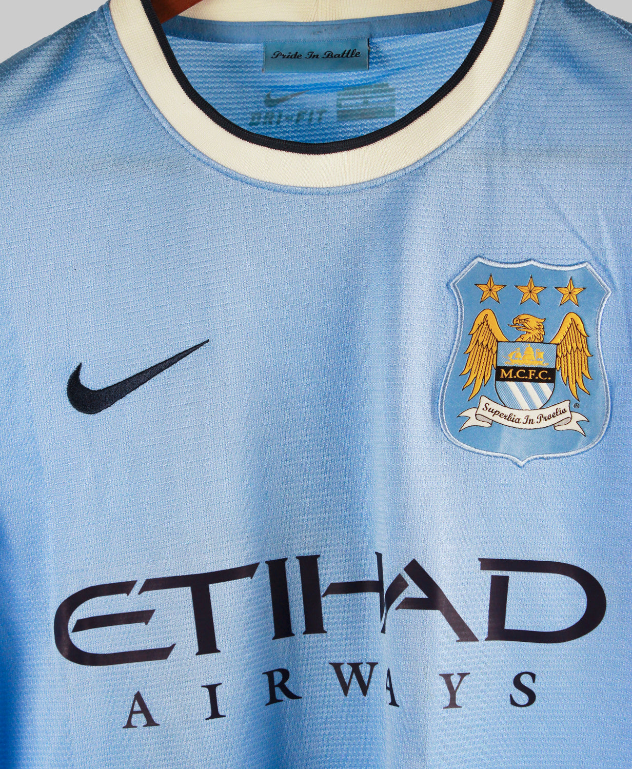 Manchester City 2013-14 Kun Aguero Home Kit (M)