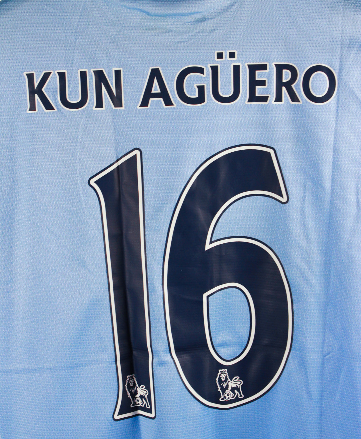 Manchester City 2013-14 Kun Aguero Home Kit (M)