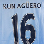Manchester City 2013-14 Kun Aguero Home Kit (M)