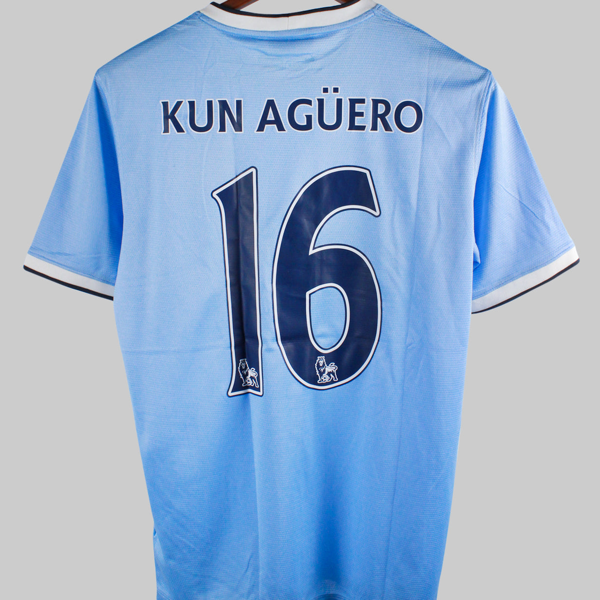 Manchester City 2013-14 Kun Aguero Home Kit (M)