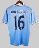 Manchester City 2013-14 Kun Aguero Home Kit (M)