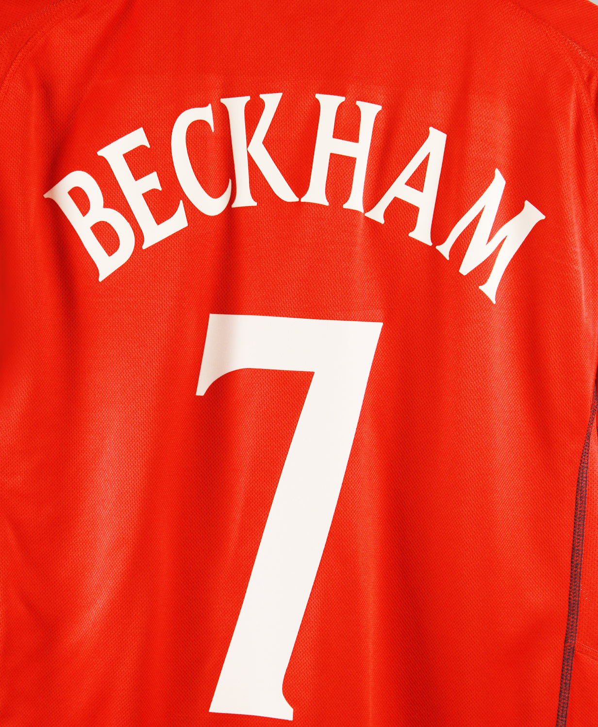 England 2002 Beckham Away Kit (L)
