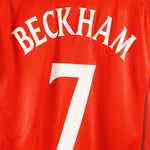 England 2002 Beckham Away Kit (L)