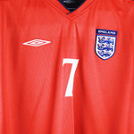 England 2002 Beckham Away Kit (L)