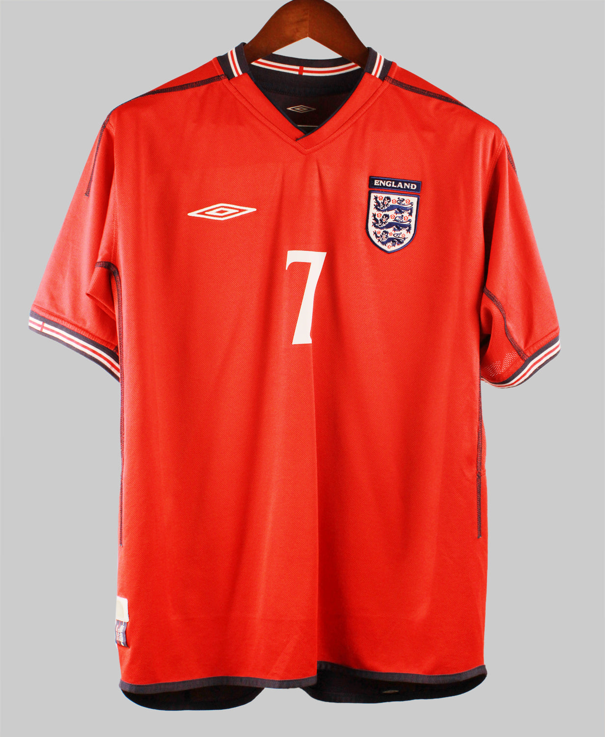England 2002 Beckham Away Kit (L)