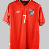 England 2002 Beckham Away Kit (L)
