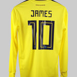 Colombia 2018-19 James Long Sleeve Home Kit (S)