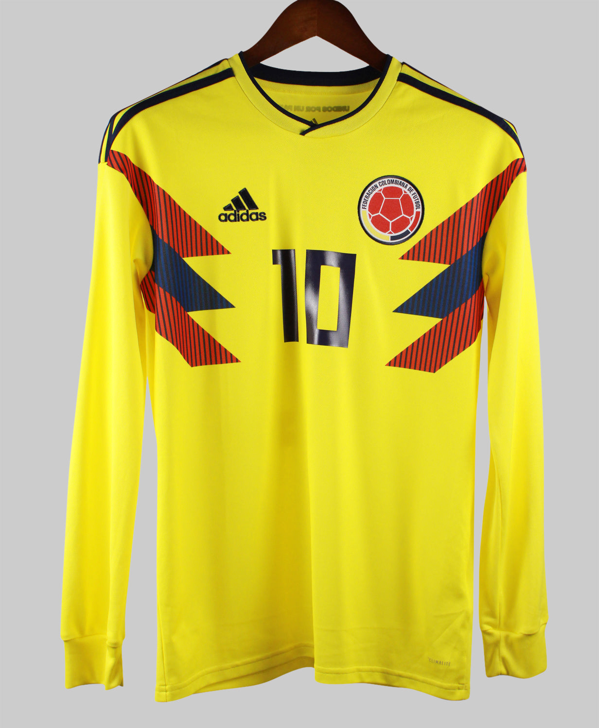Colombia 2018-19 James Long Sleeve Home Kit (S)
