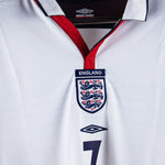 England 2003-04 Beckham Home Kit (2XL)