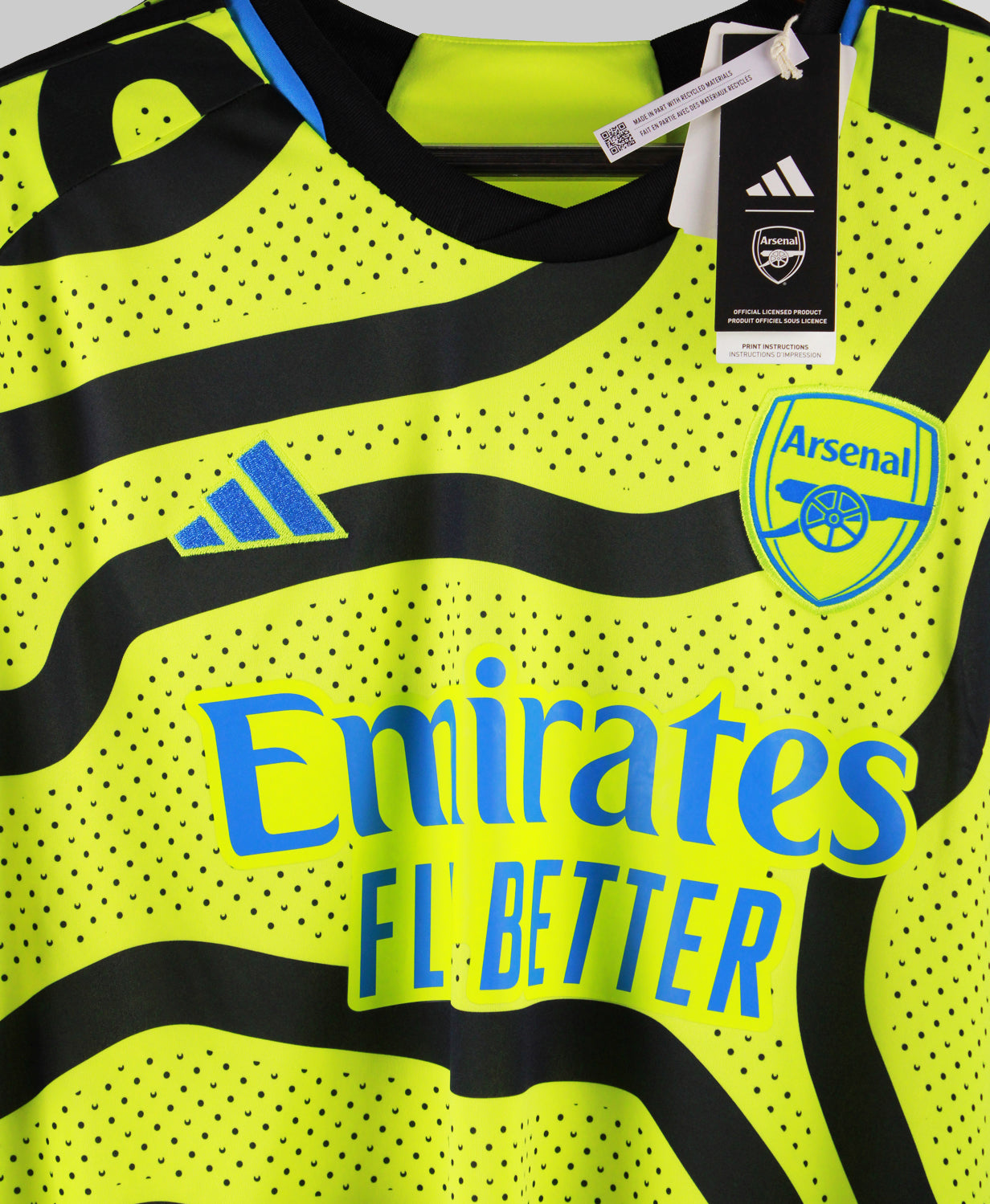 Arsenal 2023-24 Odegaard Away Kit (XL)