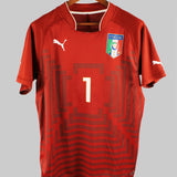Italy 2014-15 Buffon Goalkeeper Away Kit (L)