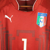 Italy 2014-15 Buffon Goalkeeper Away Kit (L)