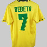 Brazil 1994-95 Bebeto Home Kit (L)