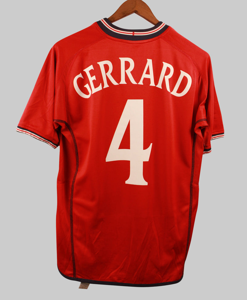 England 2002 Gerrard Away Kit (M)