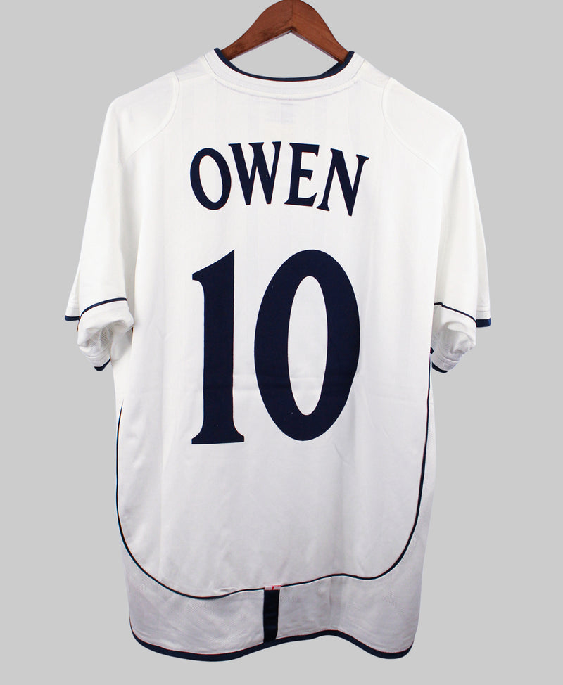 England 2002 Owen Home Kit (XL)