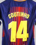 Barcelona 2017-18 Coutinho Home Kit (M)
