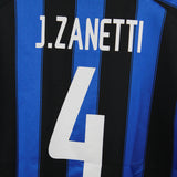Inter Milan 2003-04 J. Zanetti Home Kit (L)