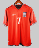 England 2002 Beckham Away Kit (L)