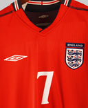 England 2002 Beckham Away Kit (L)