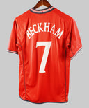 England 2002 Beckham Away Kit (L)