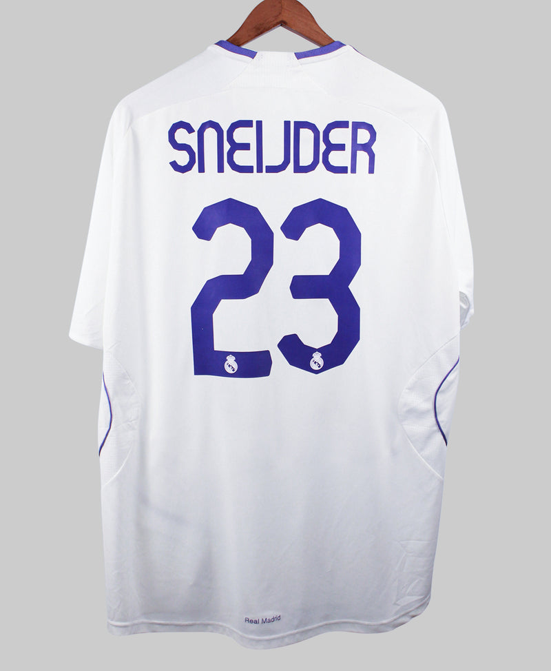Real Madrid 2007-08 Sneijder Home Kit (2XL)
