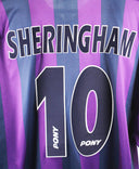 Tottenham 1995-96 Sheringham Away Kit (2XL)
