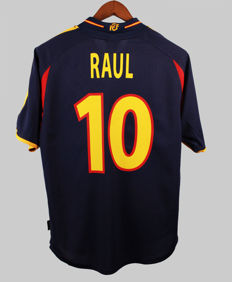 Spain 2000-01 Raul Away Kit (M)