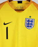England 2018-19 Pickford Goalkeeper Home Kit (S)