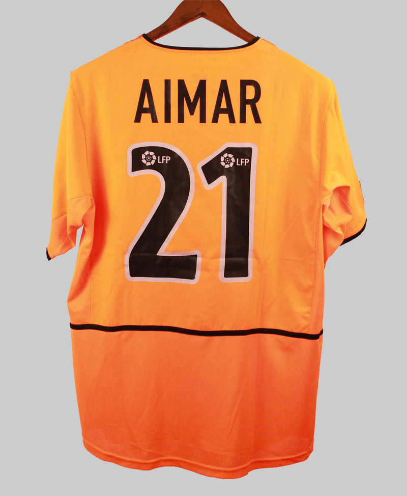 Valencia 2002-03 Aimar Away Kit (L)