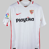 Sevilla 2018-19 Ever Banega Home Kit (L)