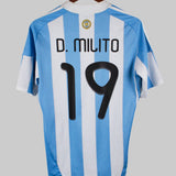 Argentina 2010-11 Milito  Home Kit (M)