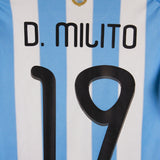 Argentina 2010-11 Milito  Home Kit (M)