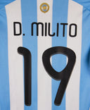 Argentina 2010-11 Milito  Home Kit (M)