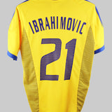 Sweden 2007-2008 Ibrahimovic Home Kit (L)