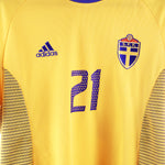 Sweden 2007-2008 Ibrahimovic Home Kit (L)